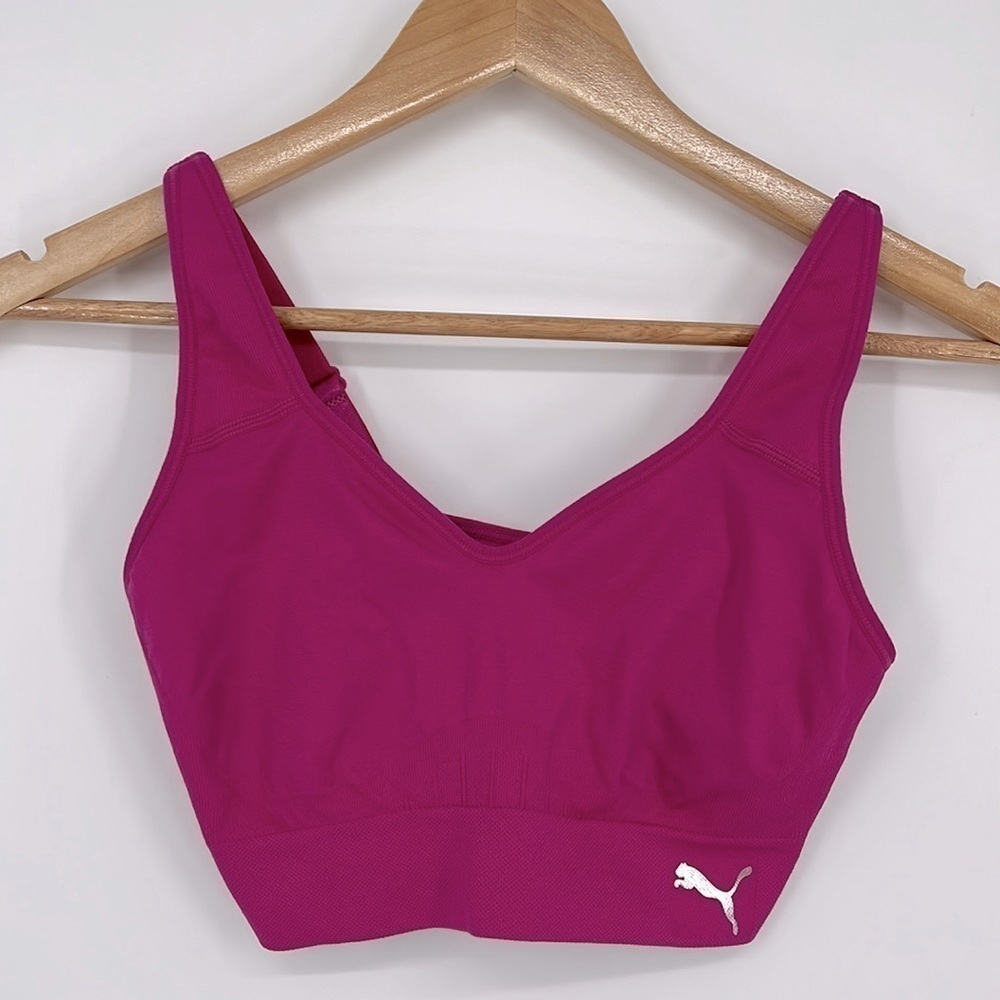Puma Hot Pink Sports Bra Size Medium